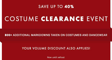 Weissman Costume Clearance