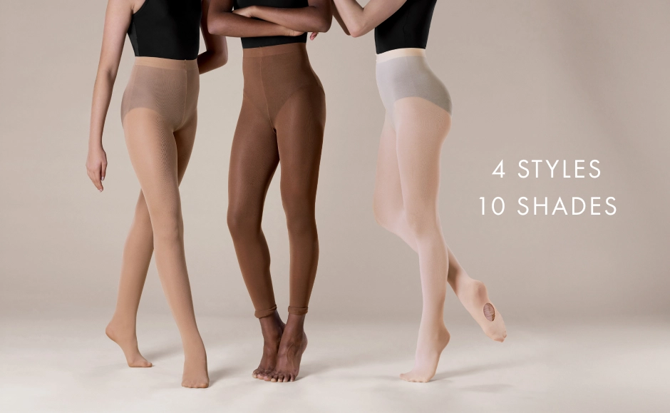 Weissman Tights. 4 styles. 10 shades.