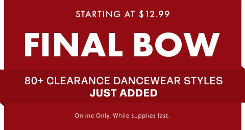 Weissman Dancewear Clearance