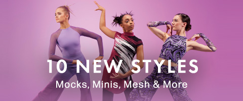 10 New Styles. Mocks, Minis, Mesh & More.