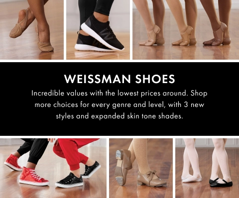 Shop New Weissman Dance shoes